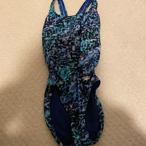 blue speedo swimsuit size 28